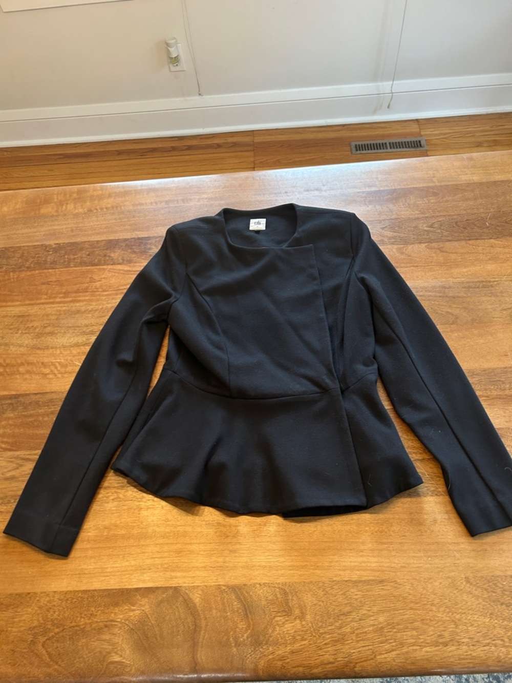 CAbi Black Peplum Blazer